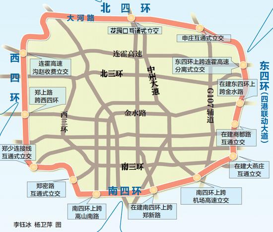 郑州四环将提速跑