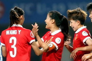 中国U19女足亚锦赛9-0胜乌兹别克 两小将带帽