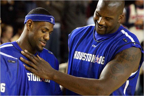 奥尼尔:论单挑乔丹胜LBJ