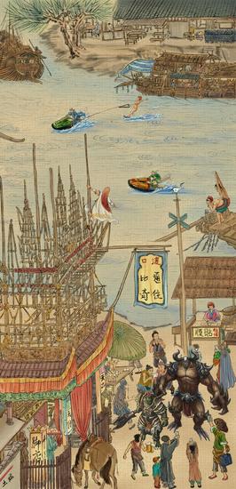 《热血传奇手机版》诚邀画师绘制另类清明上河图
