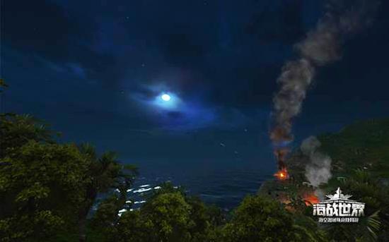 图2：夜幕中，一切火光都将成为敌人的目标