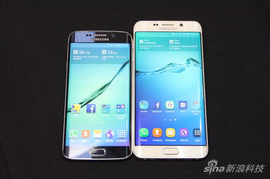 S6 edge对比S6 edge+