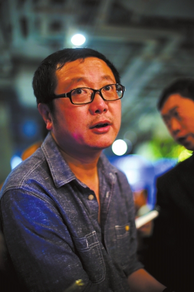 2015年4月12日，刘慈欣在广州开讲。