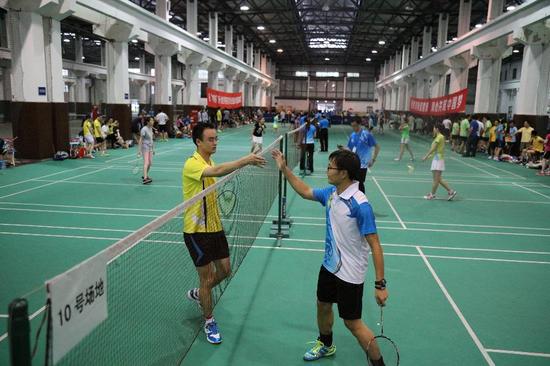 中智杯企业健身大赛羽毛球赛 尽情比赛享受生