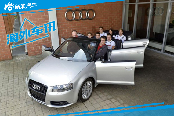 奥迪展示A3敞篷六门版 基于老款A3打造