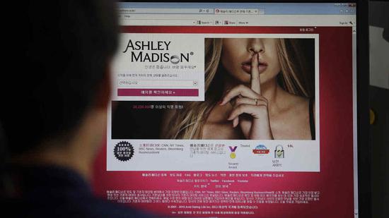 Ashley Madison是一家专门为已婚人士提供偷情服务的网站