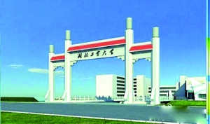 武汉一高校校门撞脸清华 专家:傍名校不足取|清