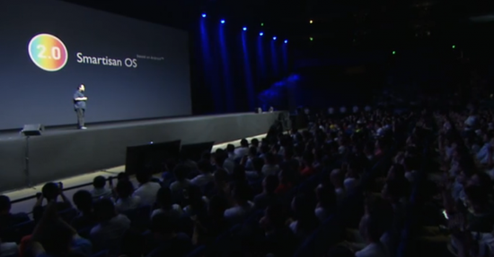 坚果手机发布会:只谈情怀 老罗不再吊打友商