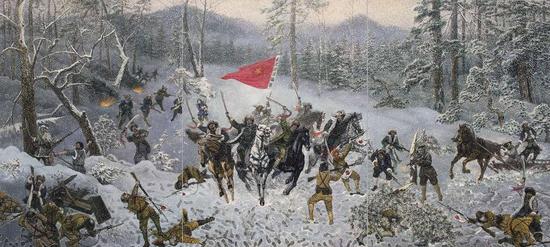 抗战题材绘画创作:王还霆的英雄主义情结_油画