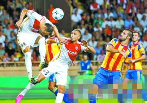 欧冠资格赛西甲5队晋级32强 摩纳哥队员怪异争