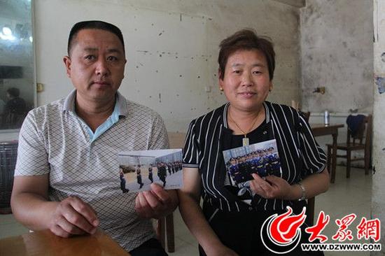 劉威的父母為兒子感到無比驕傲