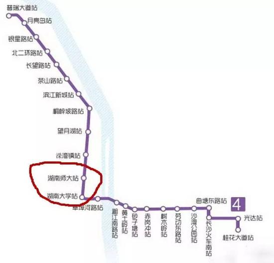 长沙地铁6号线规划图