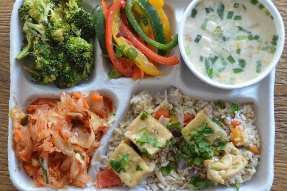 韩国孩子们的午餐