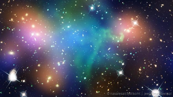 星系内部充满着暗物质