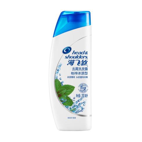 海飞丝去屑洗发露怡神冰凉型 200ml RMB23.9/ 400ml RMB43.9