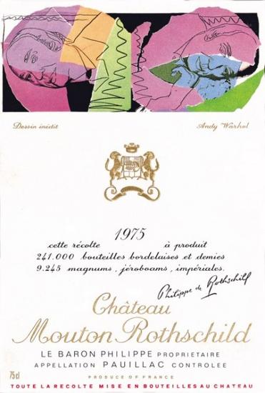 Andy Warhol – 1975 年份木桐（Château Mouton Rothschild）