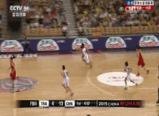 中国队反击得分