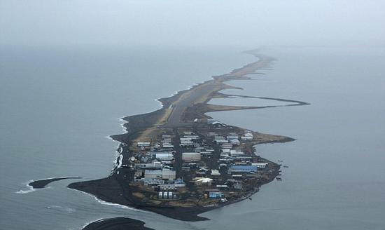 美阿拉斯加沿海小镇将被海水淹没 居民无处可迁阿拉斯加海冰融