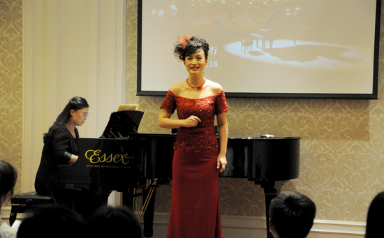 “一路歌聲”——肖萍獨唱音樂會現場