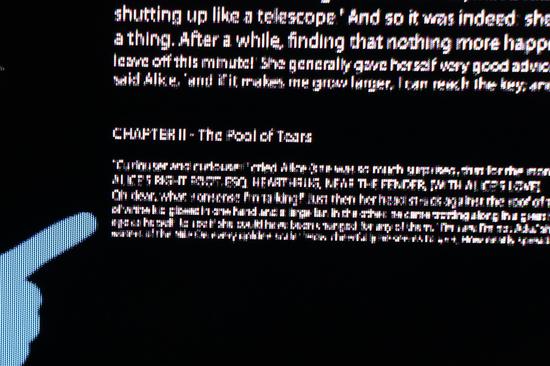 4K电视文字显示