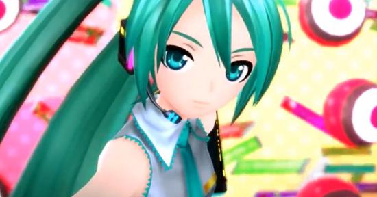 《初音未来：Project DIVA X》宣传视频截图