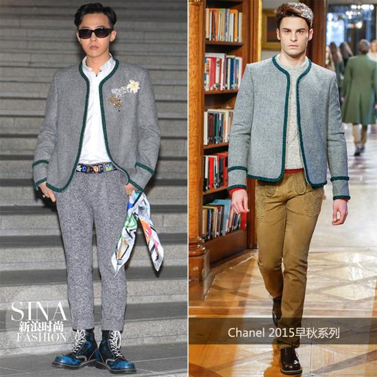 权志龙穿香奈儿代言淘宝品牌