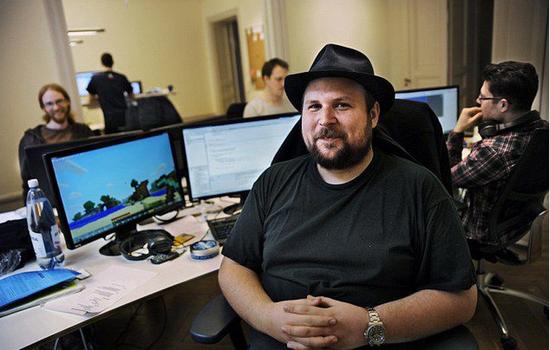 风靡世界的3D第一人称沙盘游戏《我的世界》(Minecraft)的创始人马库斯•泊松(Markus Persson)