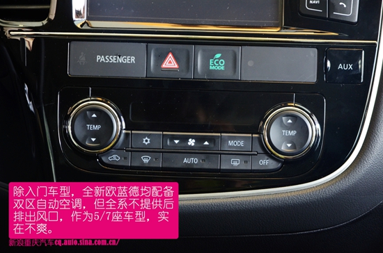 有里有面 2016款欧蓝德静态评测