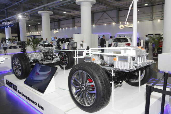 混合动力智能四驱模块