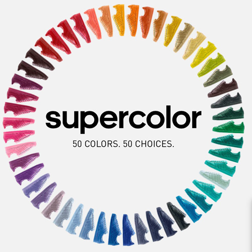 菲董与Adidas合作推出了‘彩虹系列’