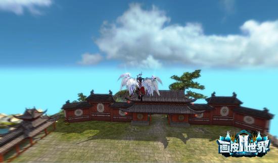 图4《画皮世界2》玩家展翅飞翔