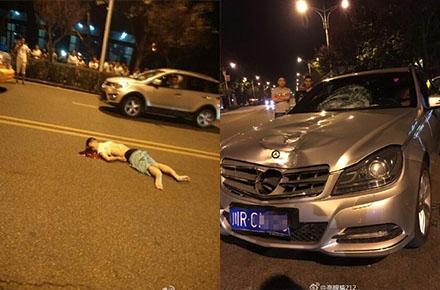 南充撞死司机醉酒奔驰人现场惨不忍睹的我老师幼儿园美女图片图片