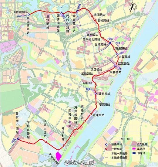 武汉最长地铁6号线常工段贯通 2016年底试运