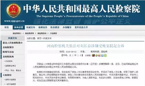 劉長春被查經過