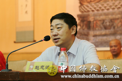 国家宗教事务局四司赵忠海副司长在开学典礼上讲话