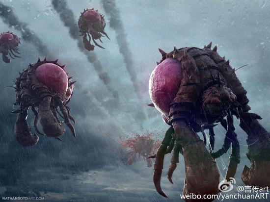 国内原型师新作细节爆表的星际2虫族宿主