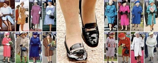 女王近50年来都没有换过别的款式的鞋