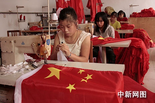 河北国旗生产企业从50家衰落只剩6家