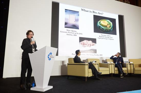 美国纽约视觉艺术学院纯艺术系主任Suzanne Anker(苏珊•安克)主题发言
