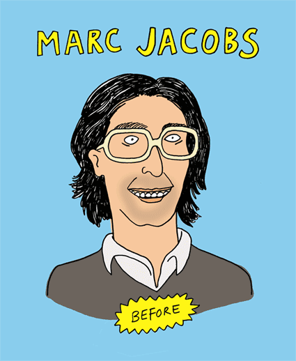 Marc Jacobs减肥前后