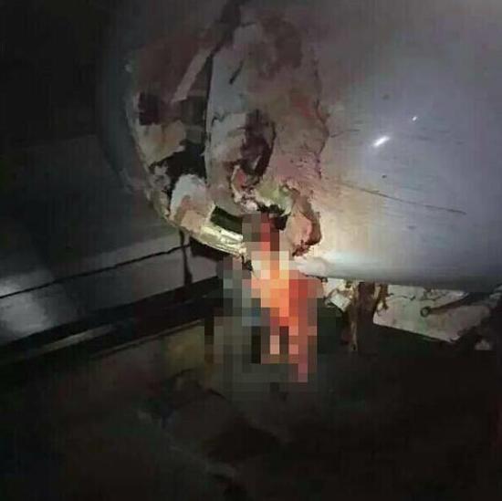 尸块挂车头
