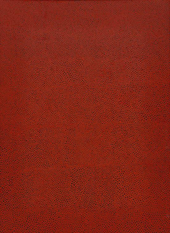 草间弥生（1929 年生）《No. Red B》（局部） 1960年作，油画画布，174x132公分 估价：3,000万至4,000万港元／380万至510万美元 