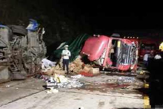 大广高速新县段发生事故 已致12人死亡