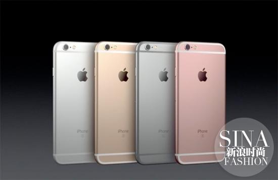 银色、金色、黑色以及粉色的iPhone-6S