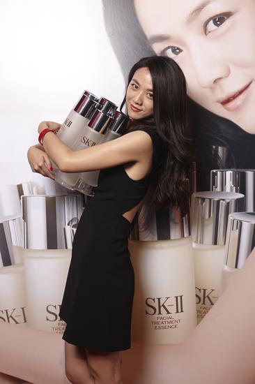 SK-II 2015全新韩国代言人汤唯现身首尔 发表改