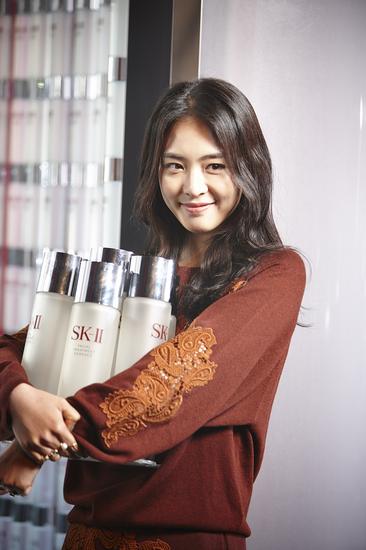 SK-II 2015全新韩国代言人汤唯现身首尔 发表改