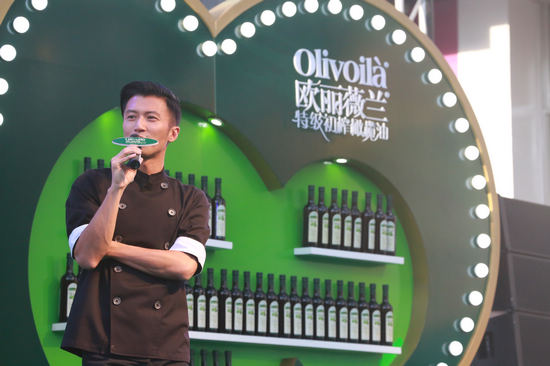 欧丽薇兰橄榄油烹饪最好宠爱携手谢霆锋沈阳助威