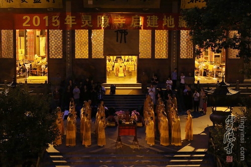 地藏法会圆满之夜放焰口