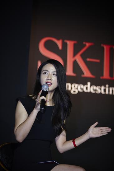 SK-II 2015全新韩国代言人汤唯现身首尔 发表改