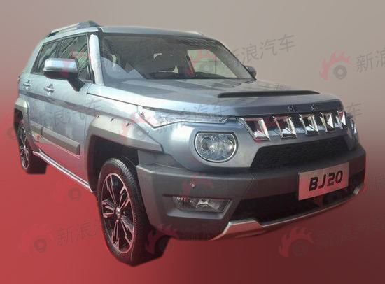 北京BJ20量产版本定妆照曝光 城市型SUV